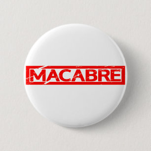 Macaron Rond 5 Cm Timbre Macabre