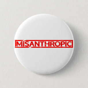 Macaron Rond 5 Cm Timbre Misanthropique