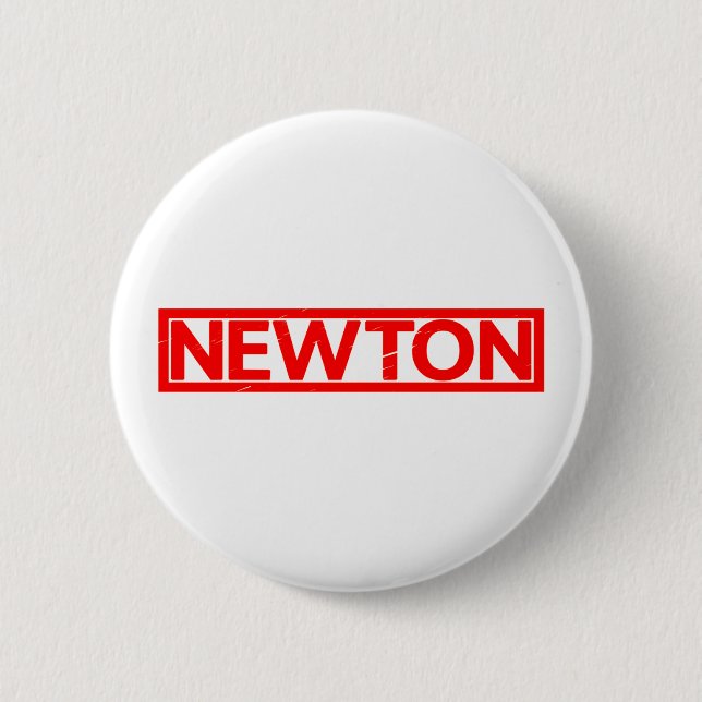 Macaron Rond 5 Cm Timbre Newton (Devant)