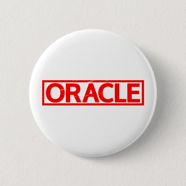 Macaron Rond 5 Cm Timbre Oracle (Devant)