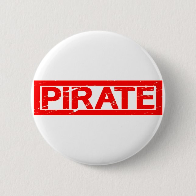 Macaron Rond 5 Cm Timbre pirate (Devant)