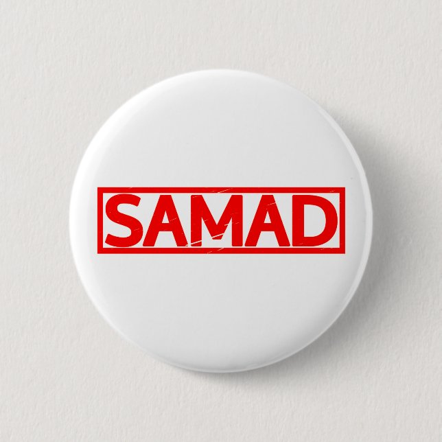 Macaron Rond 5 Cm Timbre Samad (Devant)