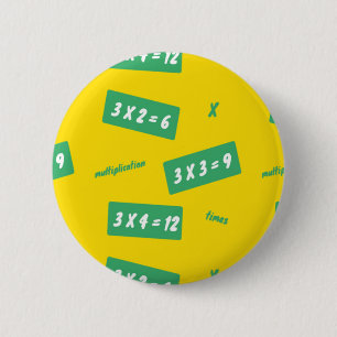 Macaron Rond 5 Cm Times three yellow learning