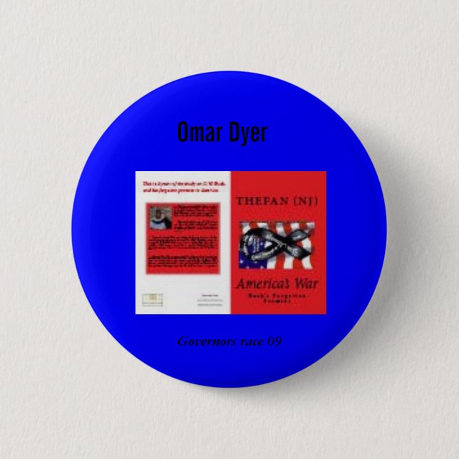 Macaron Rond 5 Cm Tinctorial pour le gouverneur 09 (Devant)