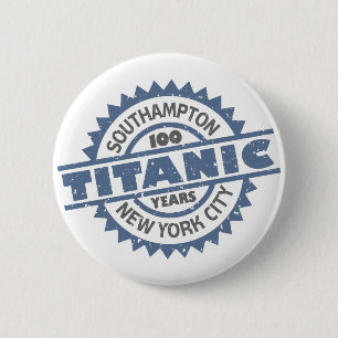 Macaron Rond 5 Cm Titanic descendant l'anniversaire de 100 ans
