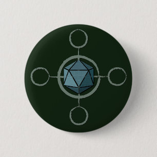 Macaron Rond 5 Cm TLR Logo Button