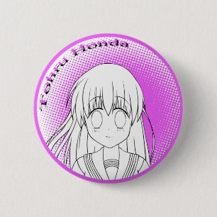 Macaron Rond 5 Cm Tohru Honda me colorent bouton