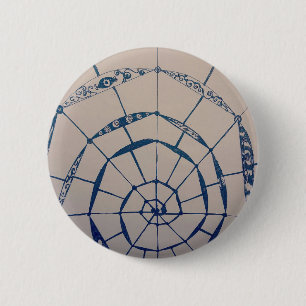 Macaron Rond 5 Cm toiles d'araignées yaei