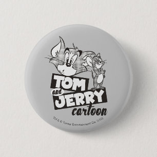 Macaron Rond 5 Cm Tom Et Jerry Carton Tom Et Jerry