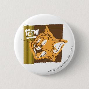 Macaron Rond 5 Cm Tom Joyeux Visage