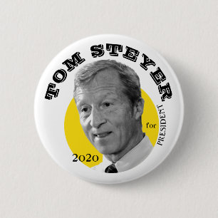 Macaron Rond 5 Cm Tom Steyer pour le président