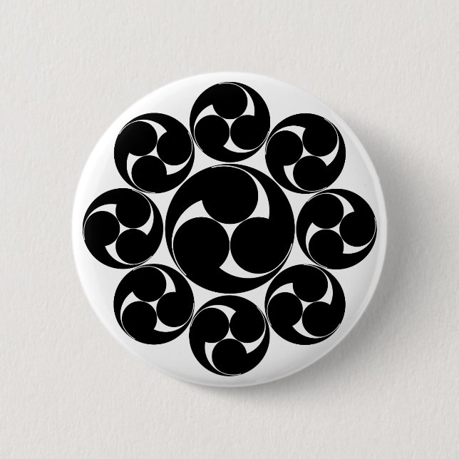 Macaron Rond 5 Cm Tomoé d'Itakura (Devant)