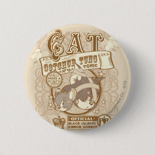 Macaron Rond 5 Cm Tonique de Gotchur Tung de chat de Tom