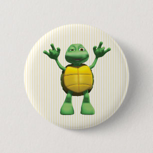 Macaron Rond 5 Cm Tortue Cool