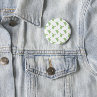 Macaron Rond 5 Cm Tortue de mer motif sans couture