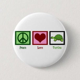 Macaron Rond 5 Cm Tortues de paix