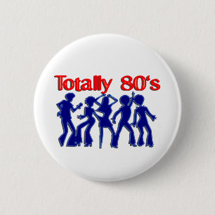 Macaron Rond 5 Cm Totalement disco 80s