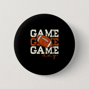 Macaron Rond 5 Cm Touchdown de football américain pour hommes femmes