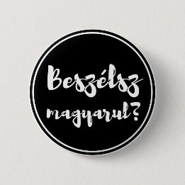 Macaron Rond 5 Cm Touche hongroise, Magyar