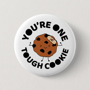 Macaron Rond 5 Cm Tough Cookie Hope You Sent Meilleur Amusant Design