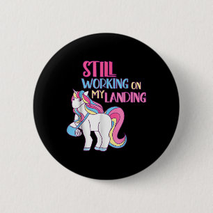 Macaron Rond 5 Cm Toujours Travailler Sur Mon Atterrissage Blessure 