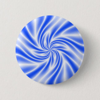 Macaron Rond 5 Cm Tourbillon bleu psychédélique