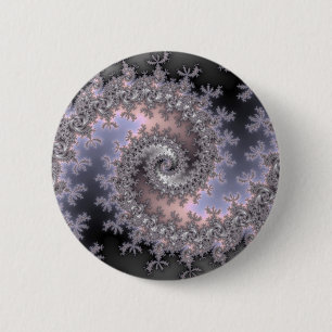 Macaron Rond 5 Cm Tourbillon de glace - Fractal