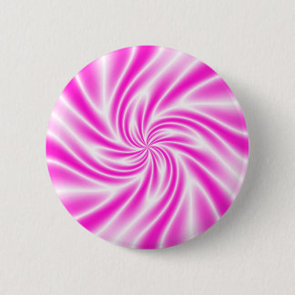 Macaron Rond 5 Cm Tourbillon Rose Psychedelique
