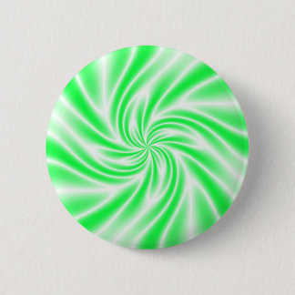 Macaron Rond 5 Cm Tourbillon vert psychédélique