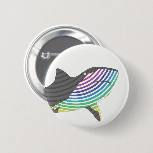Macaron Rond 5 Cm Tournant Requin Couleur