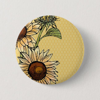 Macaron Rond 5 Cm Tournesol