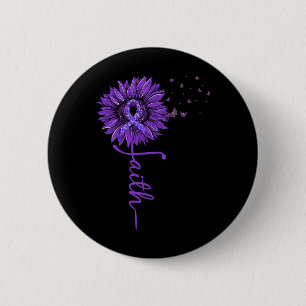 Macaron Rond 5 Cm Tournesol de foi Heimerheimer Violet Heimerheimer
