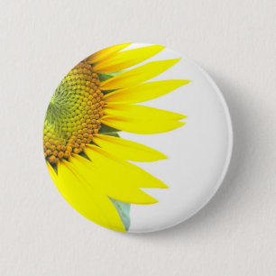 Macaron Rond 5 Cm Tournesols de printemps
