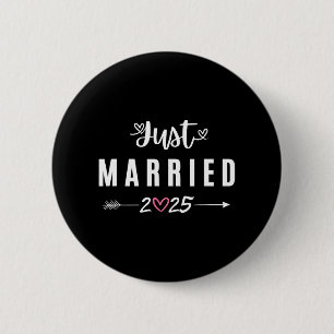 Macaron Rond 5 Cm Tout juste mariés en 2025 Lune de miel Mariage Cou