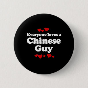 Macaron Rond 5 Cm Tout le monde aime un T-shirt type chinois