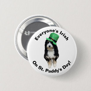 Macaron Rond 5 Cm Tout le monde est irlandais sur St Paddy's Day mig