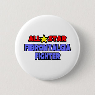 Macaron Rond 5 Cm Tout Star Fibromyalgia Fighter