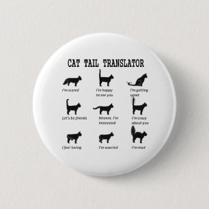 MACARON ROND 5 CM TRADUCTEUR DE QUEUE DE CAT