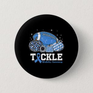 Macaron Rond 5 Cm Traiter le pied Diabète bleu Diabète Type 1 Décern