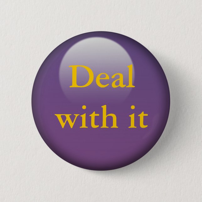 Macaron Rond 5 Cm Traitez-en, Jelly Buttons (Devant)