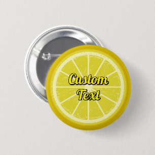 Macaron Rond 5 Cm Tranche de citron