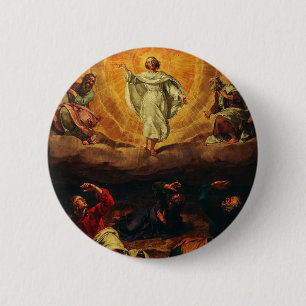 Macaron Rond 5 Cm Transfiguration de Jésus-Christ
