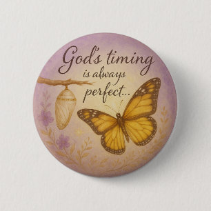 Macaron Rond 5 Cm Transformation papillon - Conception de bouton