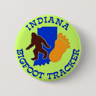 Macaron Rond 5 Cm Traqueur de l'Indiana Bigfoot