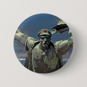 Macaron Rond 5 Cm Travailleur/révolutionnaire communistes (3)