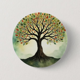 Macaron Rond 5 Cm Tree of Life