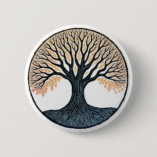 Macaron Rond 5 Cm Tree of Life