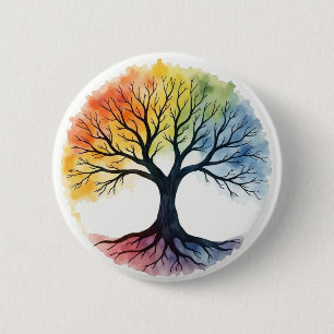 Macaron Rond 5 Cm Tree of Life