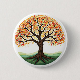 Macaron Rond 5 Cm Tree of Life