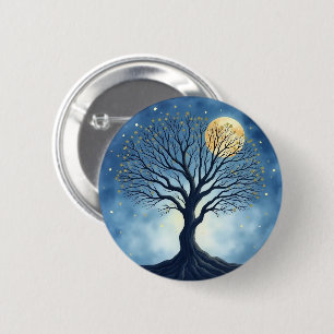 Macaron Rond 5 Cm Tree of Life